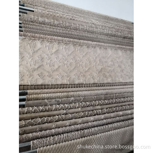 Flannel Shining Jacquard cloud design Knitting Fabric